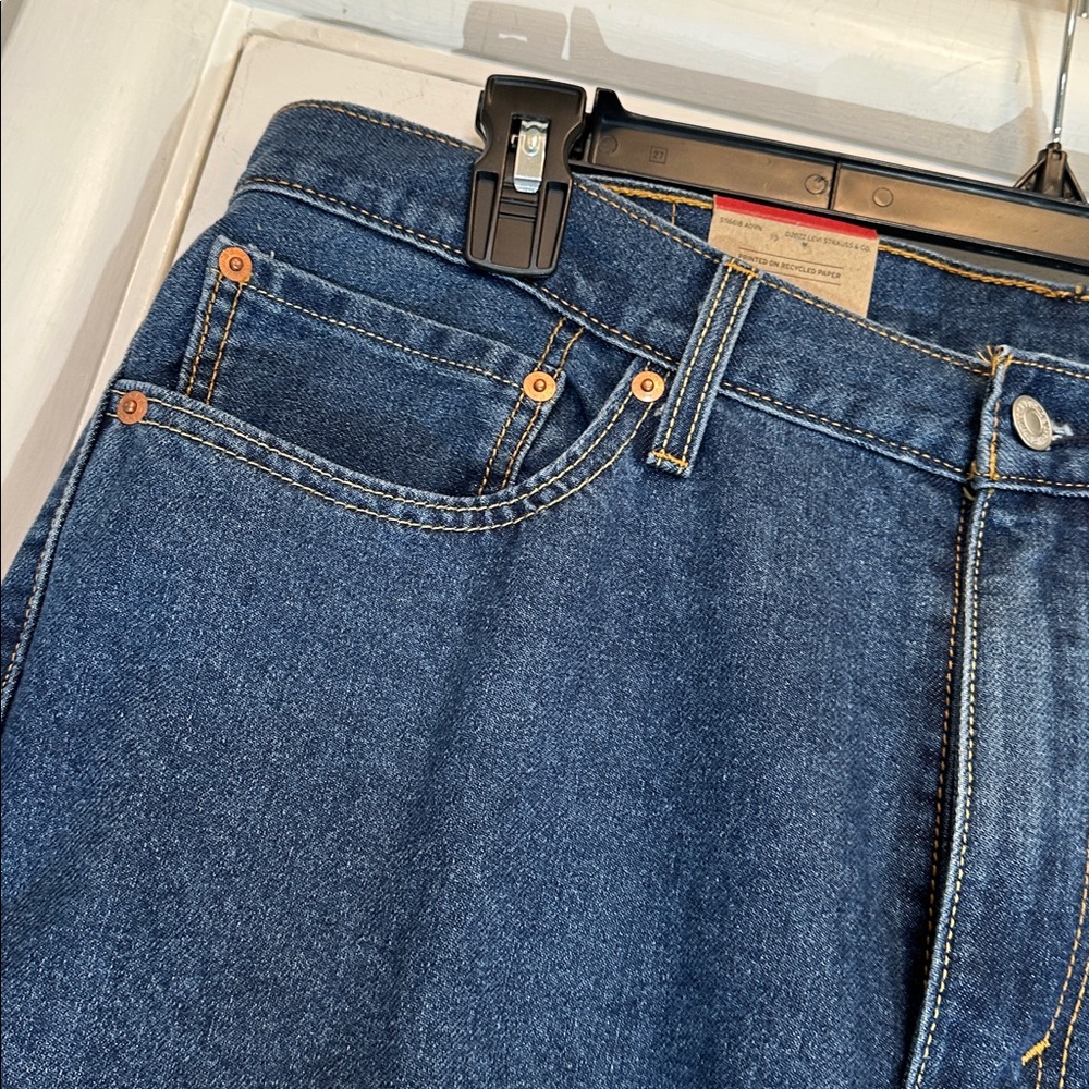 Levi’s 514 Straight Stretch Denim Jeans 36x30 NWT - Picture 8 of 14